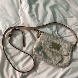 Michael Kors leather strap crossbody